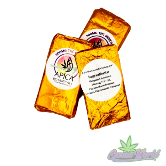 Picture of 500MG THC Indica Banana Caramel  Chocolate